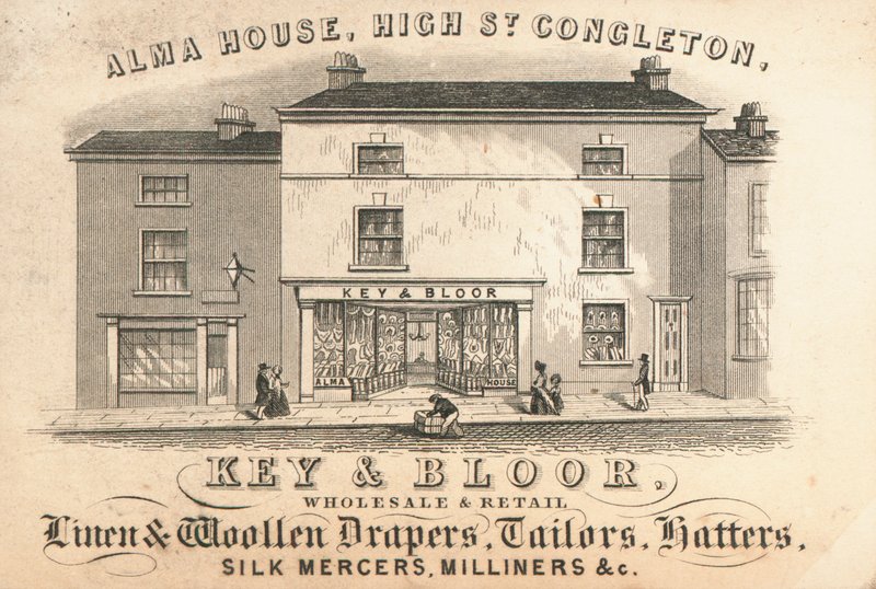 Trade card, Key & Bloor by English School