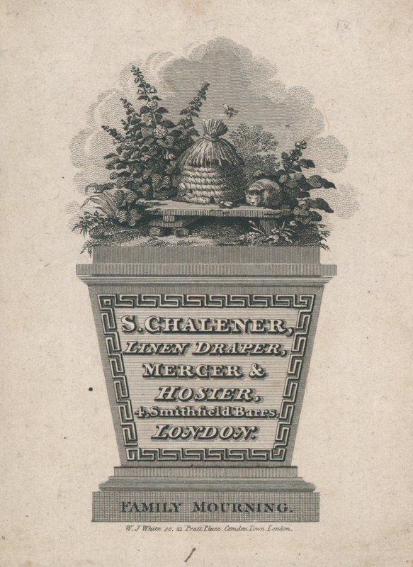Trade Card, S Chalener by English School