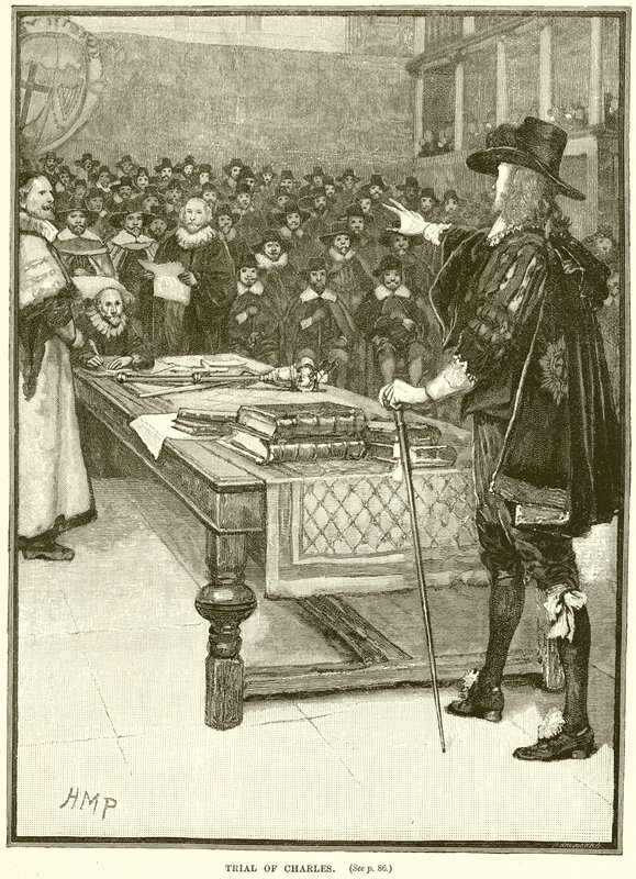 Trial of Charles by English School