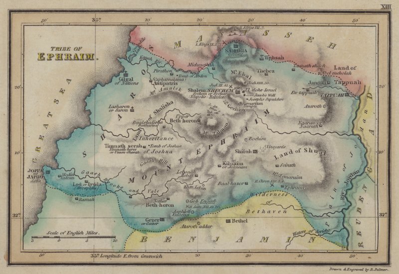 Tribe of Ephraim by English School