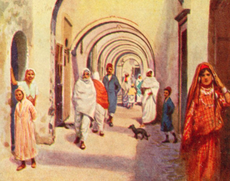 Tripoli, A Vaulted Street by English School