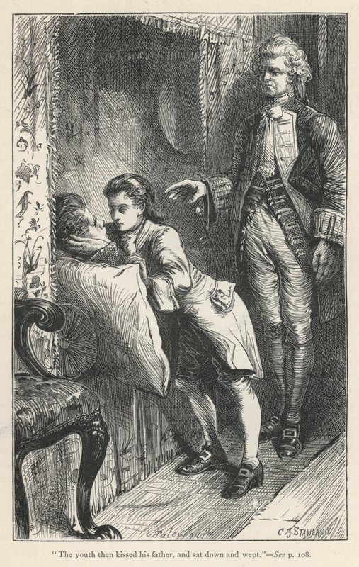 Tristram Shandy, The Death of Le Fevre (engraving) by English School