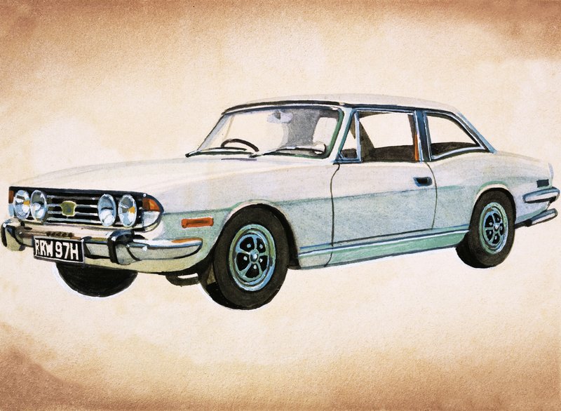 Triumph Stag by English School