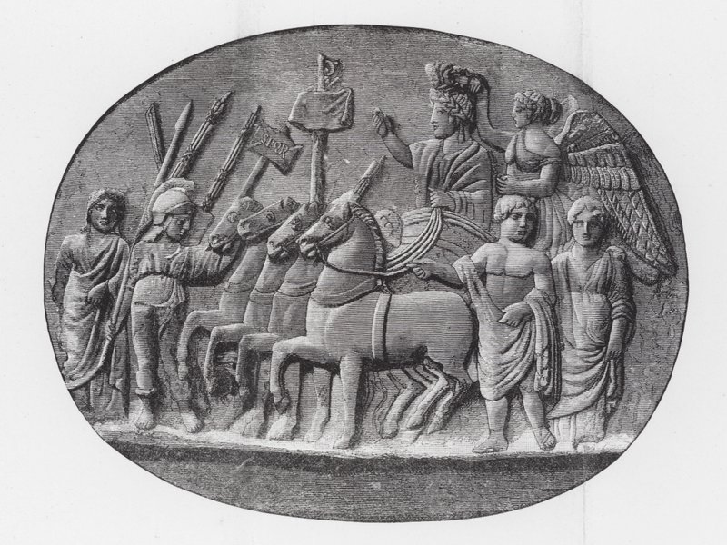 Triumph of Constantine (engraving) by English School