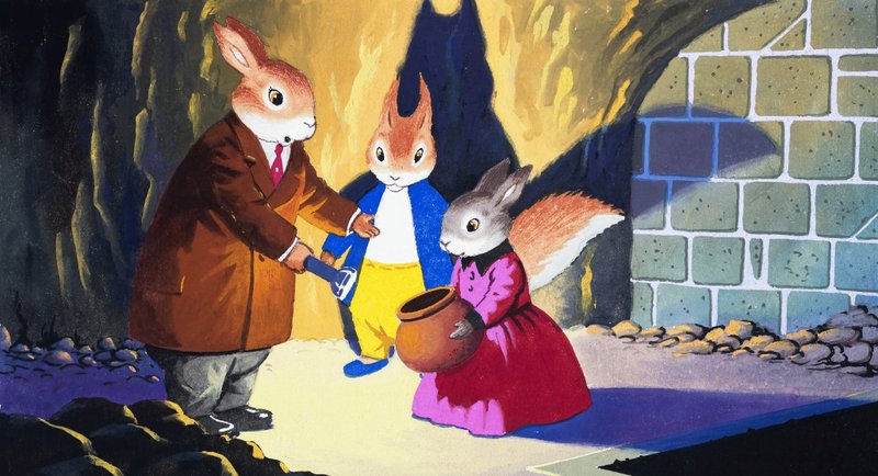 Tufty by Torchlight by English School