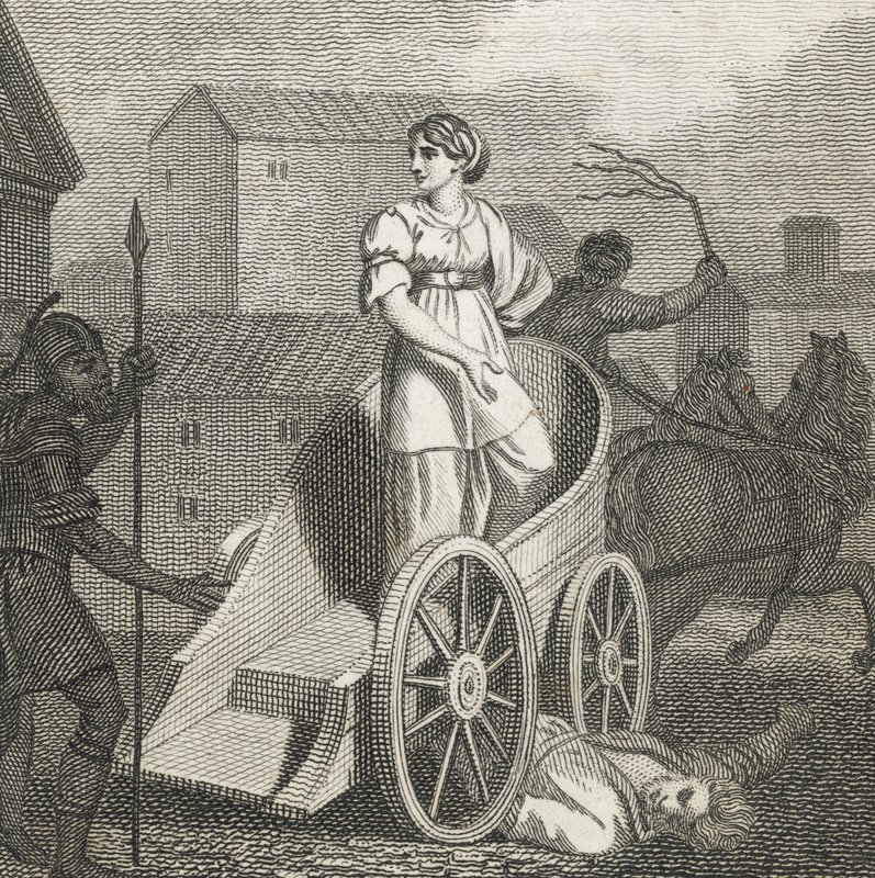 Tullia driving over the dead body of her father by English School