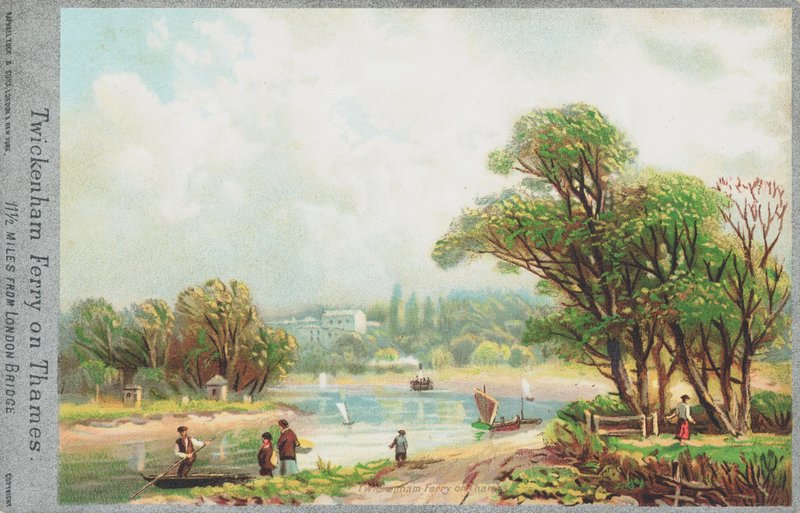 Twickenham Ferry on Thames by English School