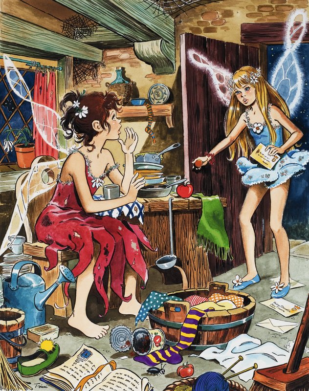 Two Fairies by English School
