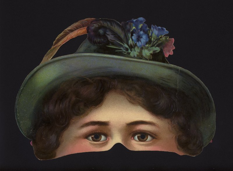 Tyrolese girl, Victorian Mask by English School