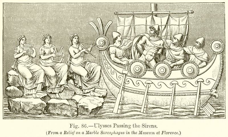 Ulysses Passing the Sirens by English School