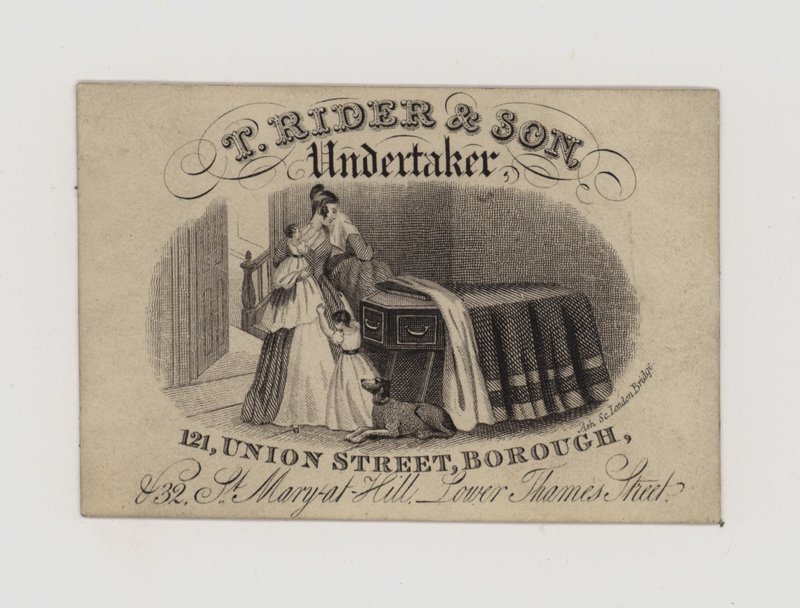 Undertakers, T Rider and Son by English School