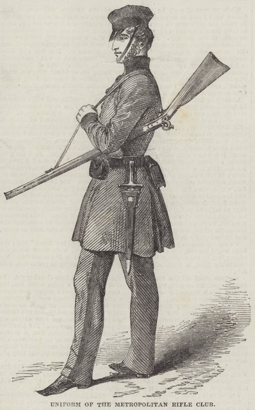 Uniform of the Metropolitan Rifle Club by English School