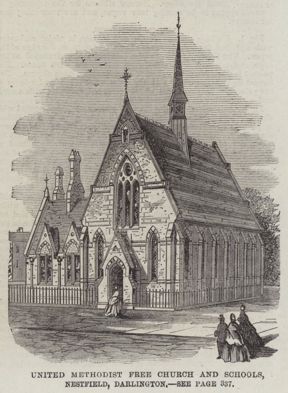 United Methodist Free Church and Schools, Nestfield, Darlington by English School