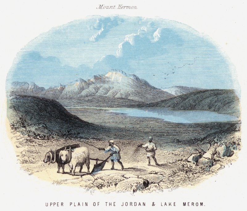 Upper Plain of the Jordan and Lake Merom by English School