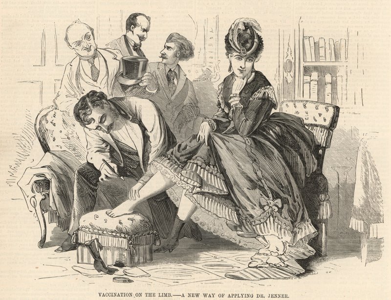 Vaccination on the Limb, a New Way of Applying Dr. Jenner by English School