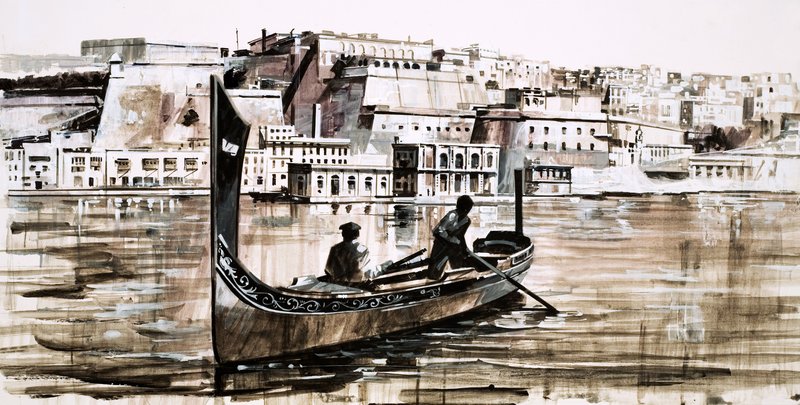 Valletta, capital city of the island of Malta by English School