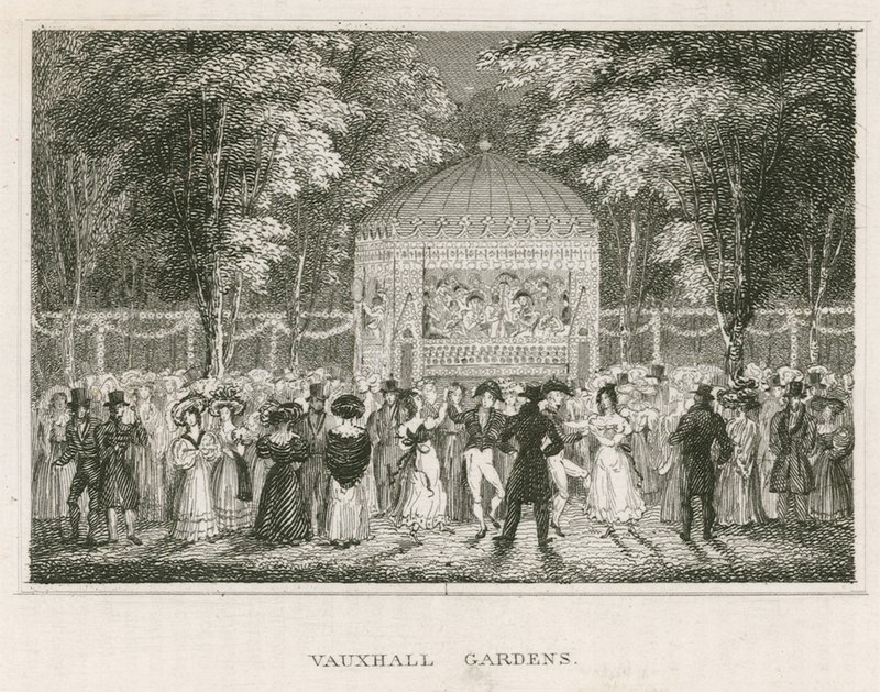 Vauxhall Gardens, London by English School