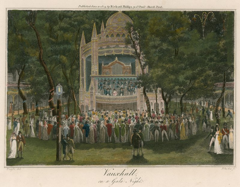 Vauxhall Gardens, London, on a Gala Night by English School