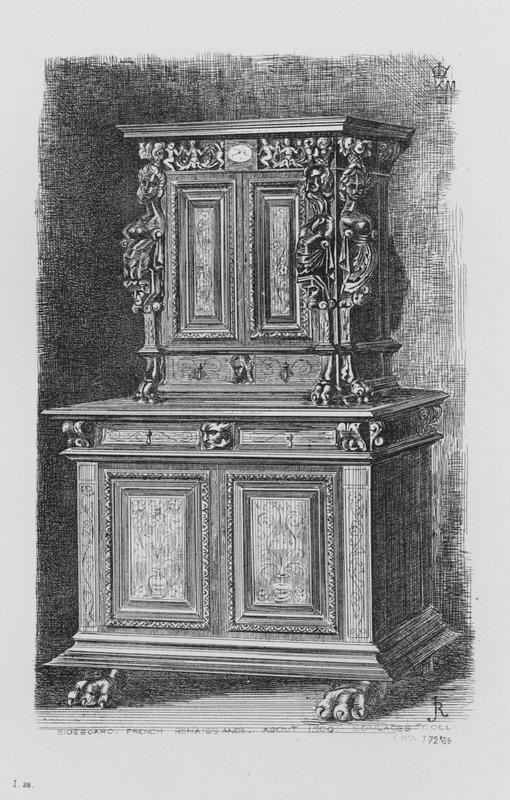 Victoria and Albert Museum: Sideboard, French Renaissance, about 1500 by English School