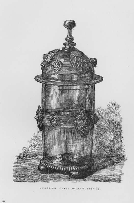 Venetian Glass Beaker 5954-58 (engraving) by English School