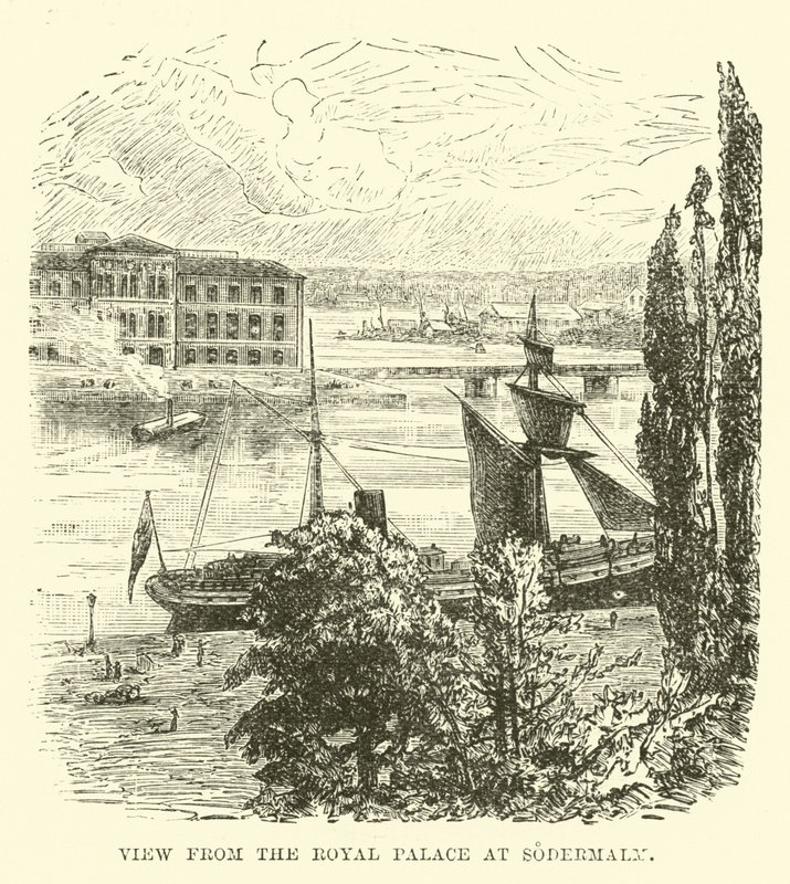 View from the Royal Palace at Sodermalm by English School