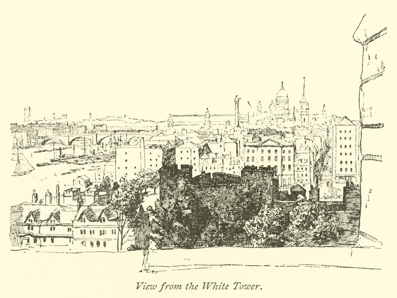 View from the White Tower by English School