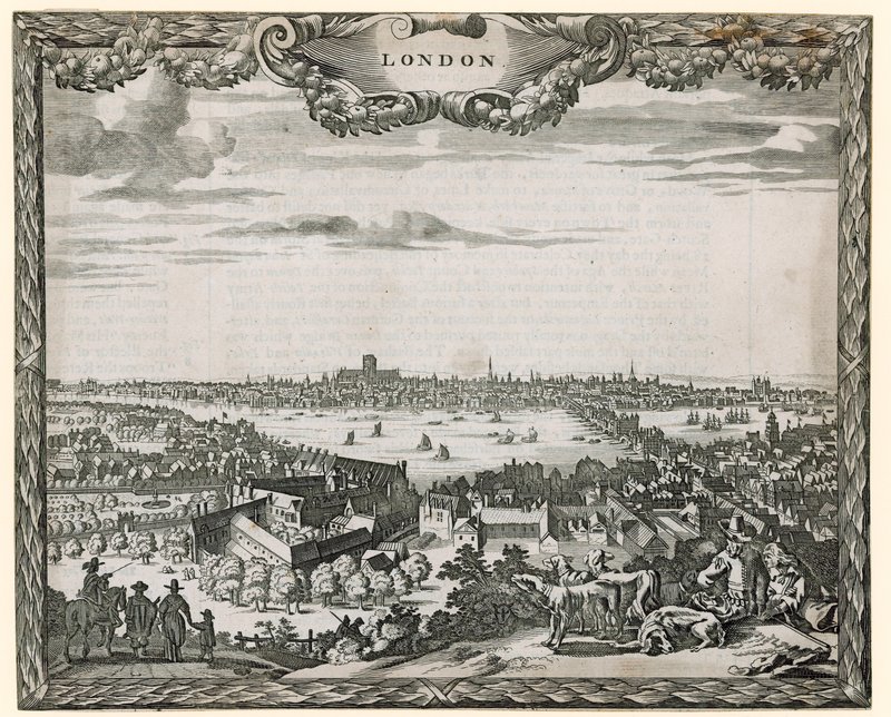 View of London by English School