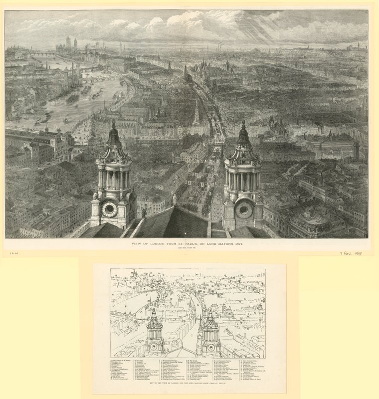 View of London from St Paul