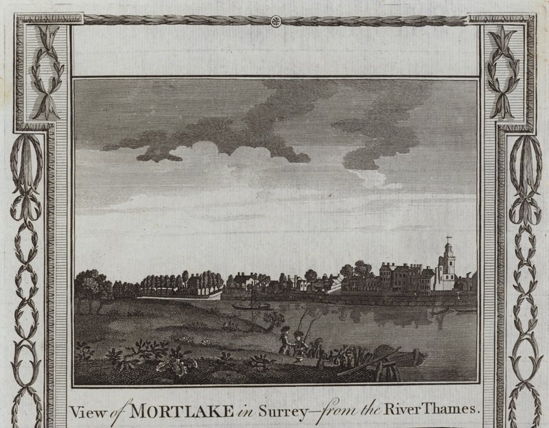 View of Mortlake by English School