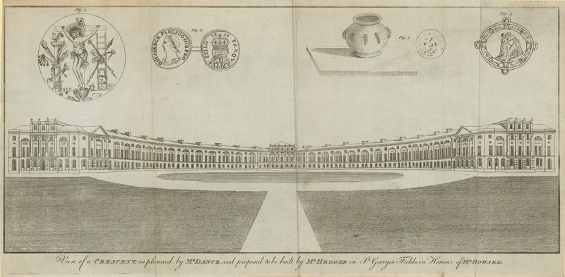 View of a crescent as planned by English School