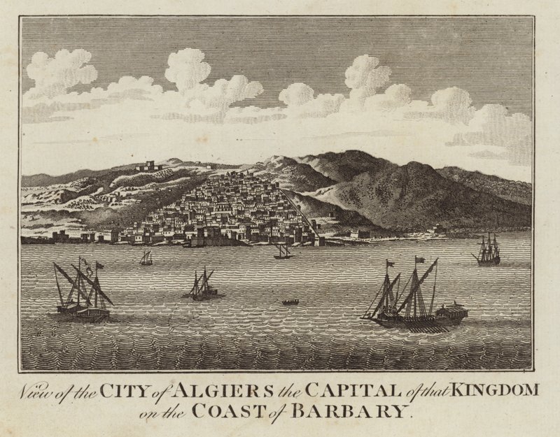 View of the City of Algiers, the Capital of that Kingdom on the Coast of the Barbary by English School