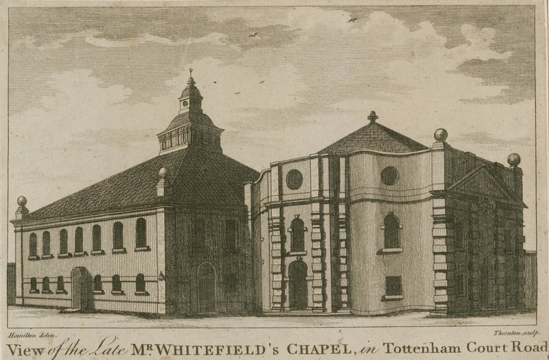 View of the late Mr Whitefield
