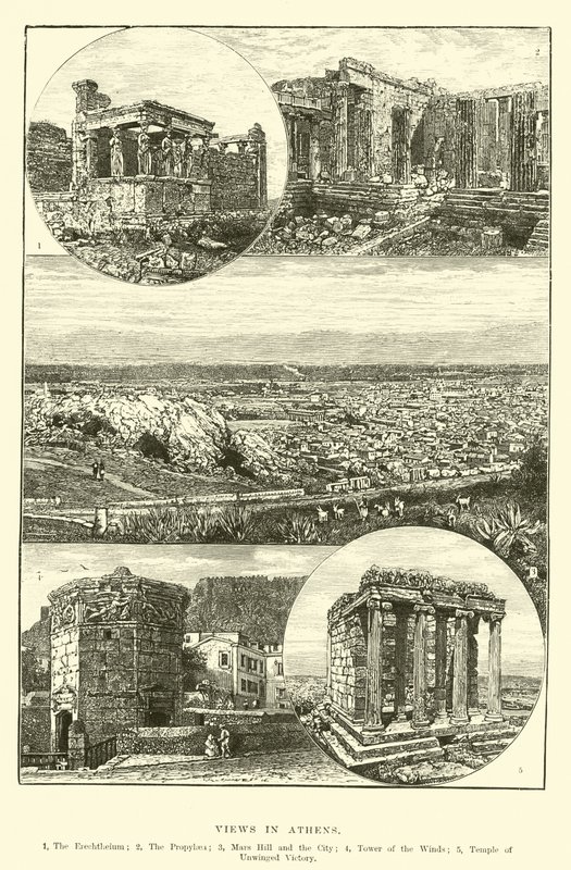 Views in Athens by English School
