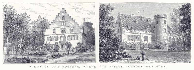 Views of the Rosenau, Where the Prince Consort was Born by English School