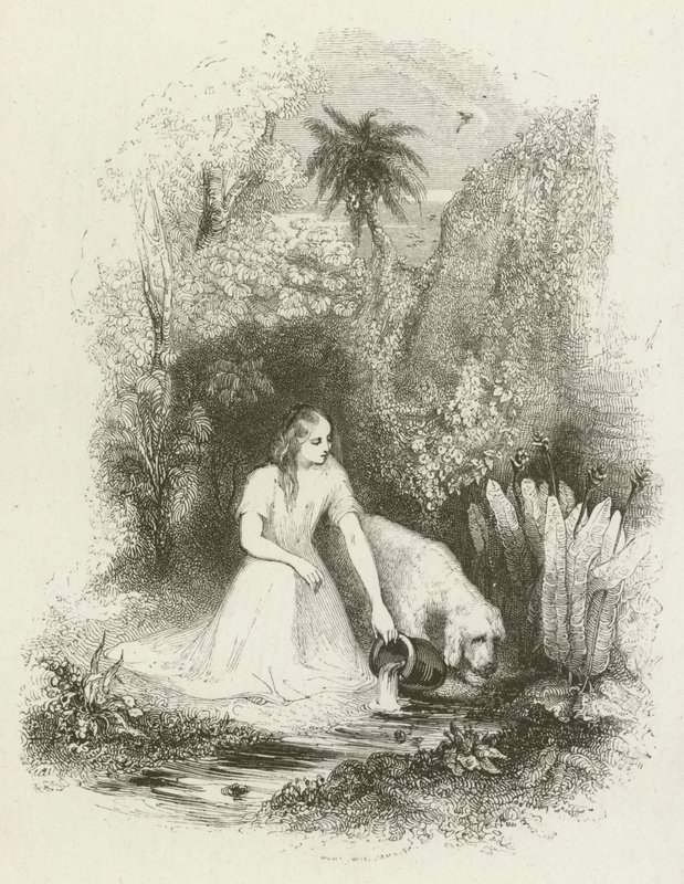 Virginia at the Fountain by English School