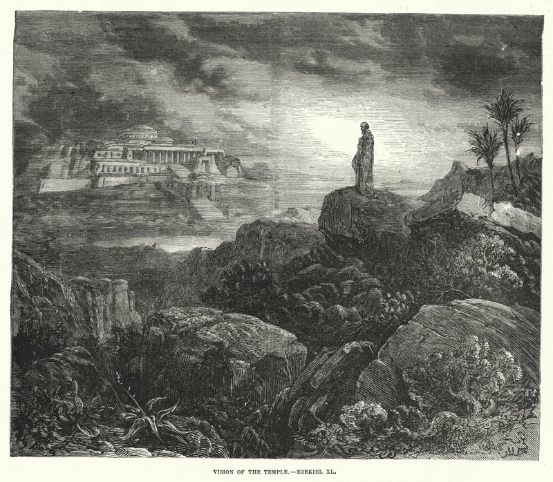 Vision of the Temple, Ezekiel XL by English School