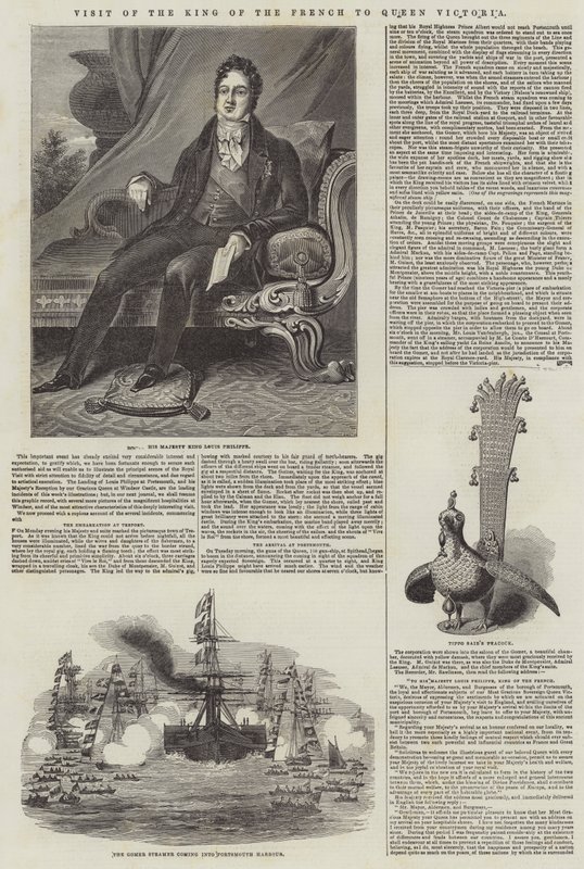 Visit of the King of the French to Queen Victoria by English School