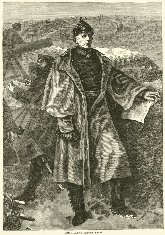Von Moltke Before Paris, November 1870 by English School