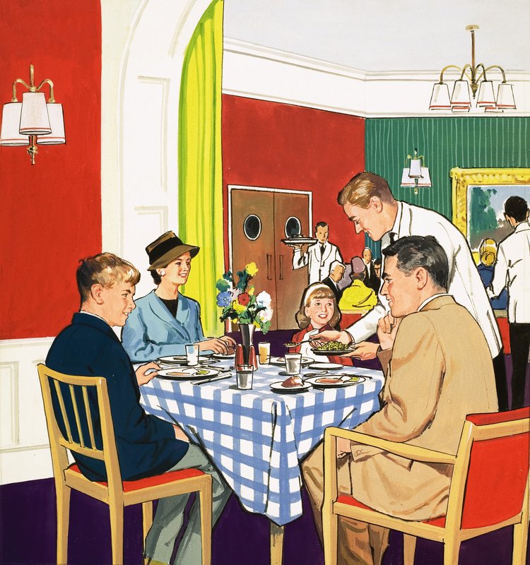 Waiter by English School