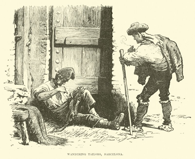 Wandering Tailors, Barcelona by English School