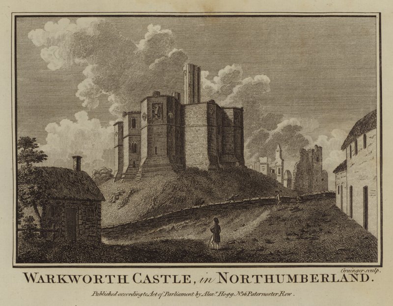 Warkworth Castle, in Northumberland by English School