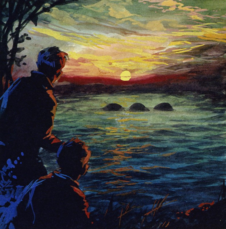 Watches were organised around Loch Ness to see the monster by English School