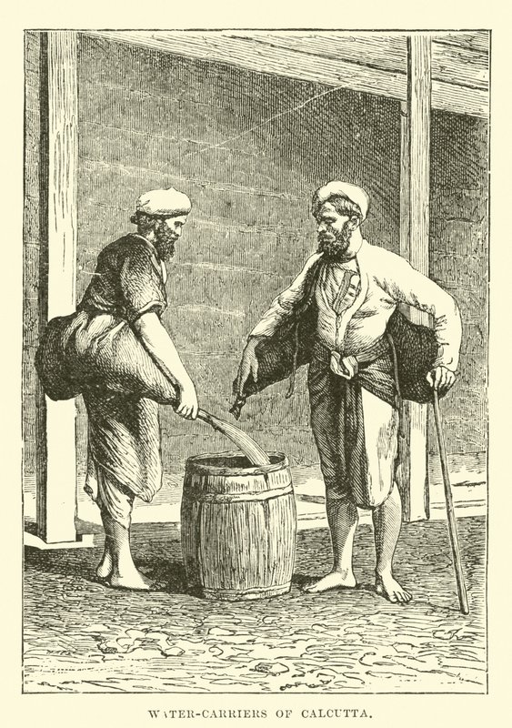 Water-Carriers of Calcutta by English School