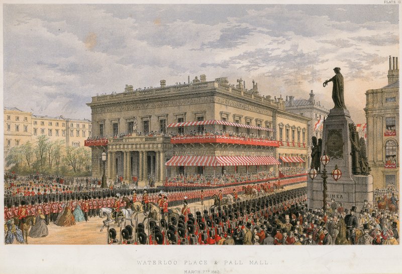 Waterloo Place and Pall Mall by English School