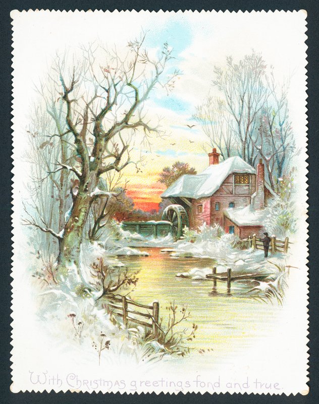 Watermill by the River by English School