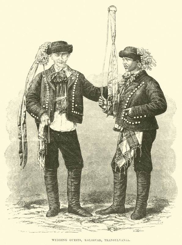 Wedding Guests, Kolosvar, Transylvania by English School