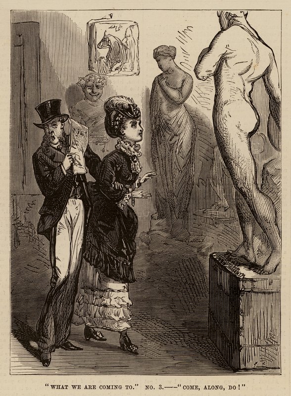 What We Are Coming To No 3 - Come, Along, Do! (engraving) by English School
