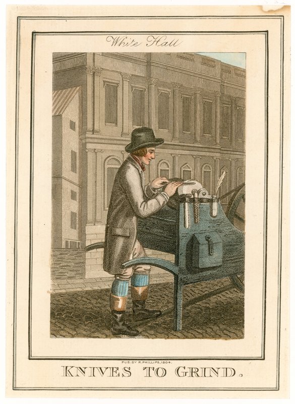 Whitehall. Knives to Grind by English School