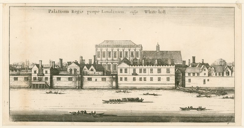 Whitehall Palace by English School