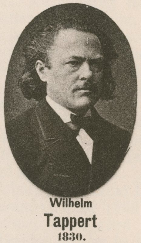 Wilhelm Tappert (engraving) by English School